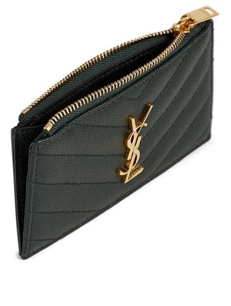 ysl zippy card holder
